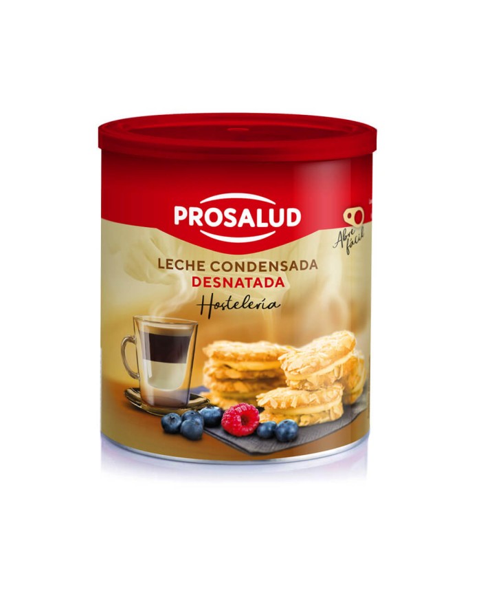 Prosalud leche condensada desnatada lata de 1 Kilo