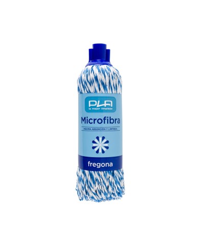 PLÁ fregona trenzada de microfibra PLA Azul 158 g
