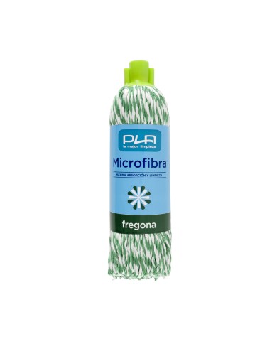 PLÁ Fregona trenzada microfibra Verde 158 gramos
