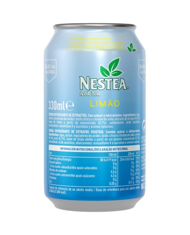 Nestea Limón original lata 330 ml. caja 24 latas