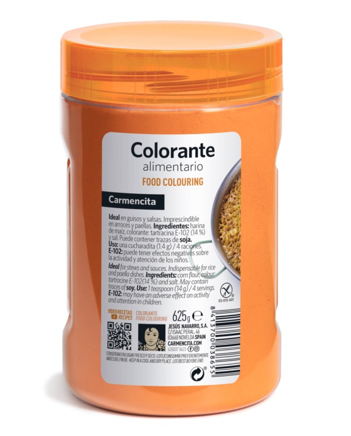 Carmencita colorante alimentario bote 625 gramos
