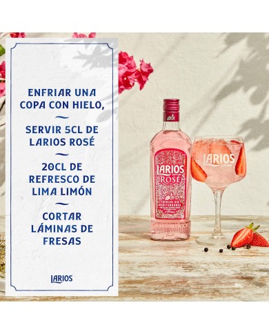 Larios Rosé Gin Premium London Dry 700 ml.
