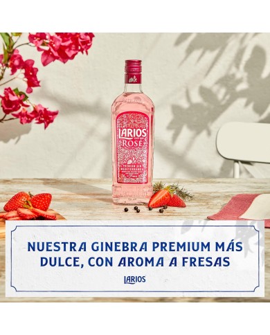 Larios Rosé Gin Premium London Dry 700 ml.
