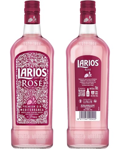 Larios Rosé Gin Premium London Dry 700 ml.