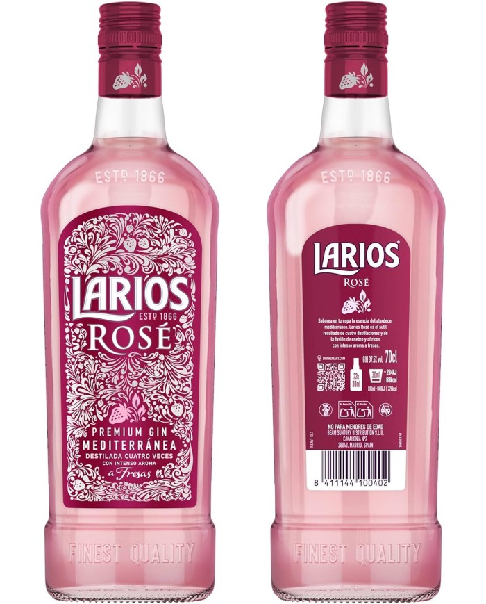 Larios Rosé Gin Premium London Dry 700 ml.