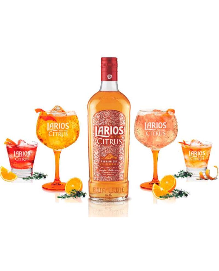 Larios Citrus Gin Premium London Dry 700 ml.