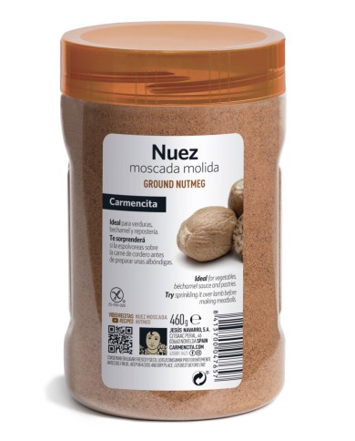 Nuez moscada bote 460grs.