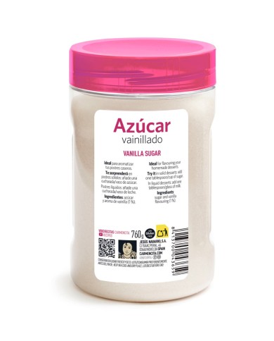 Carmencita Azucar vainillada bote 760 grs.