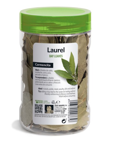 Carmencita laurel hojas bote 40 gramos