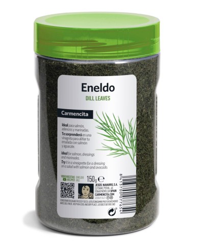 Eneldo hojas Carmencita bote 150 grs.