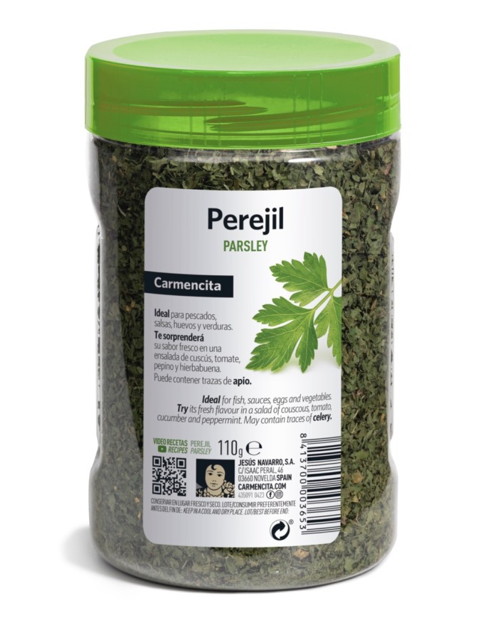Carmencita perejil en hojas bote 110 gramos