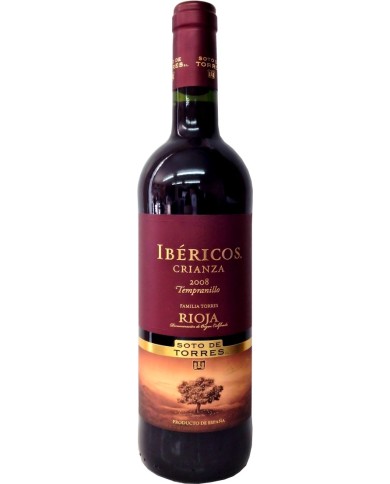 Vino Torres Ibéricos Crianza 2008 Rioja tinto 3/4