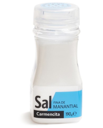 Carmencita saleros de sal fina de manantial 190 gramos pack-6