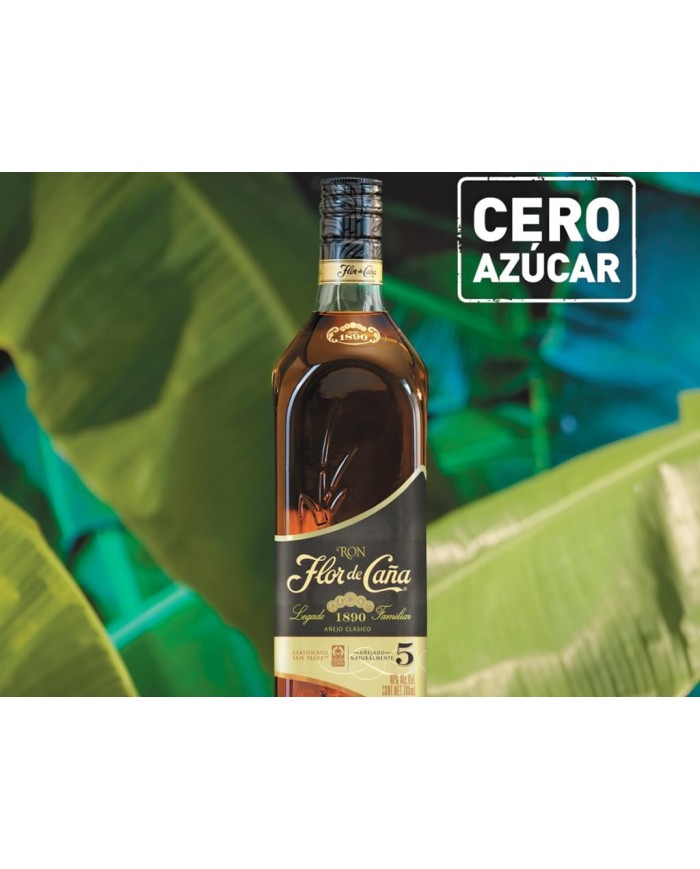 Ron Flor de Caña 5 años 700 ml.