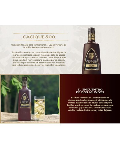 Ron Cacique 500 Gran Reserva 700 ml.