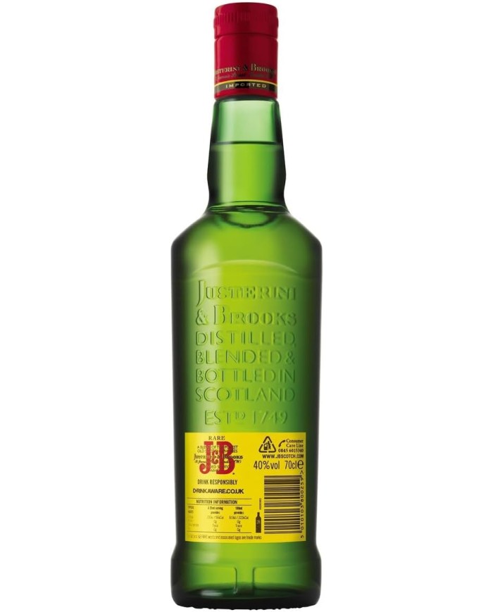 Comprar Whisky J&B Scotch Blend 0.70 L. al mejor precio Online