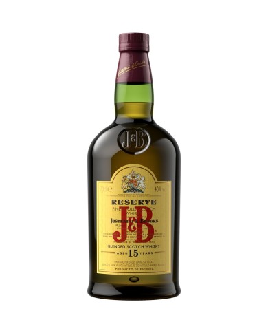 Whisky J&B Reserva 15 años 700 ml.