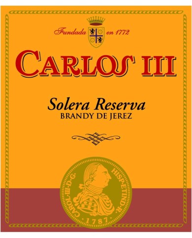 Brandy Carlos III Solera Reserva 700 ml.