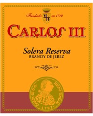 Brandy Carlos III Solera Reserva 700 ml.