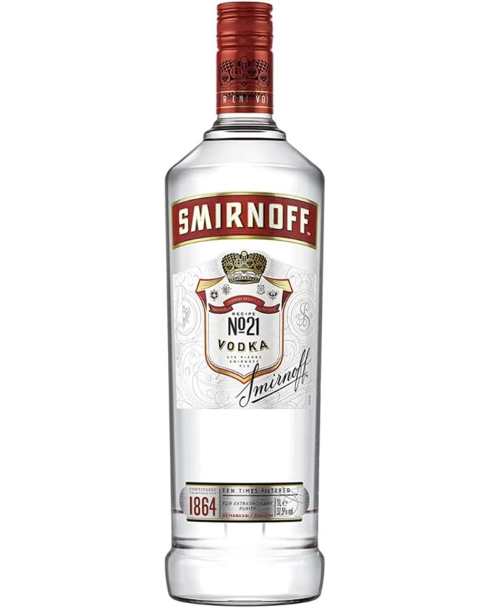 Comprar Vodka Smirnoff  1 litro - Al mejor precio Online
