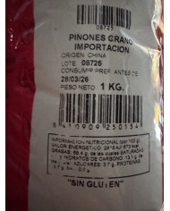 Ferradura Piñón crudo natural  bolsa 1 kilo
