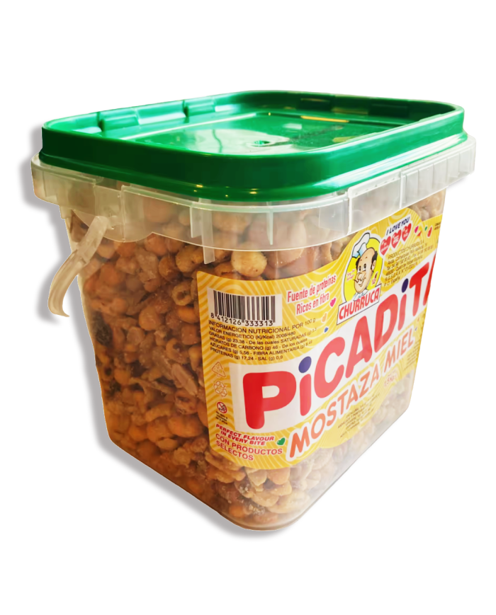 Churruca Picadita mostaza y miel tarro de 1.5 kilos