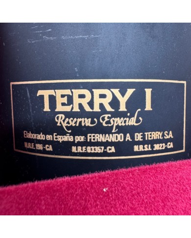 Brandy Terry I Solera reserva especial 700 ml. - Botella antigüa ideal para coleccionistas