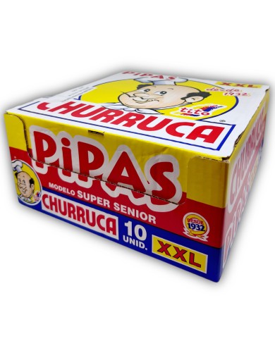 Churruca Pipachic super senior XXL caja de 10 bolsas de 94 gramos.