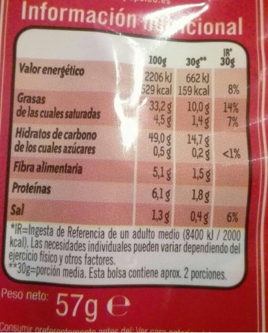 Matutano Churreria Santa Ana bolsa de 57 gramos caja expositora de 15 bolsas