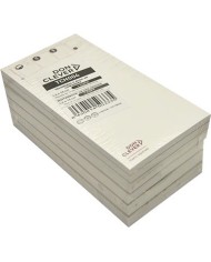 Don Clever Bloc de camarero de una hoja 7.5x15 mm. pack de 10 unidades por 50 hojas caja de 20