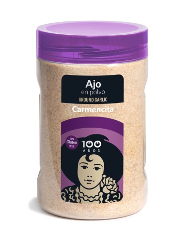 Carmencita ajo en polvo bote 625 gramos