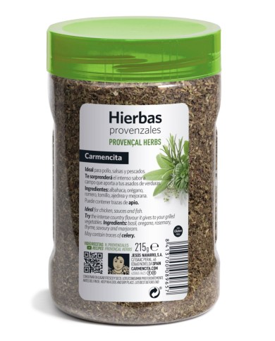 Carmencita hierbas provenzales bote 215 gramos