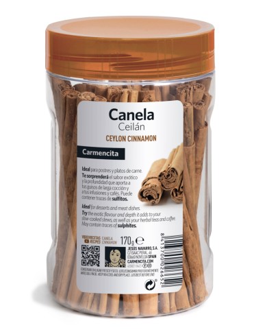 Carmencita Canela en rama bote 170 gramos