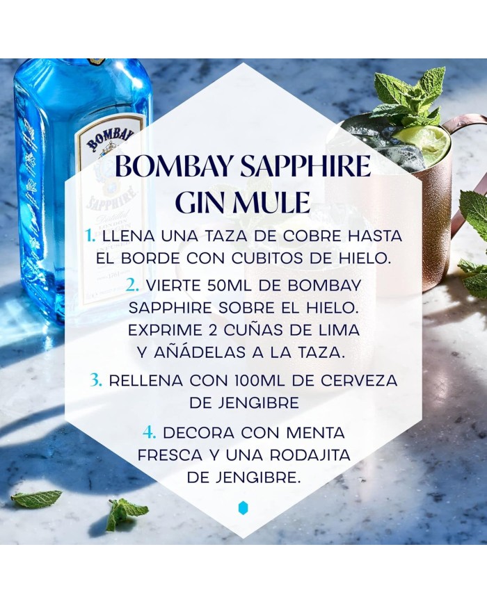 Comprar Ginebra Bombay Sapphire 700 ml al mejor precio