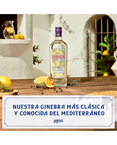Ginebra Larios London Dry 1 litro