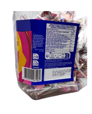 Chupa Chups Kojak Chupak sabores estuche 115 unidades