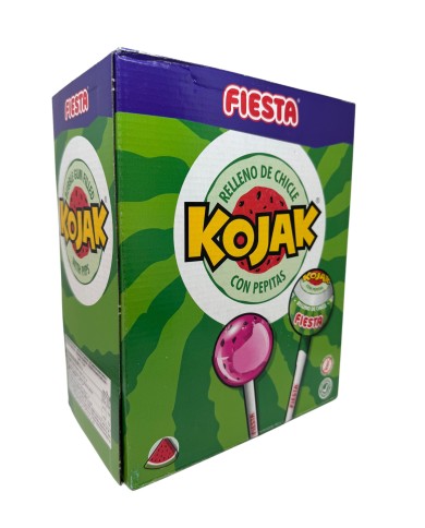 Chupa Chups con chicle Kojak Sandía estuche 100 unidades