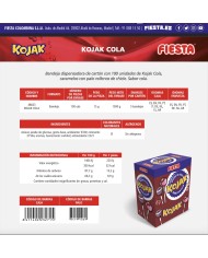 Chupa Chups Kojak cola con chicle estuche 100 unidades