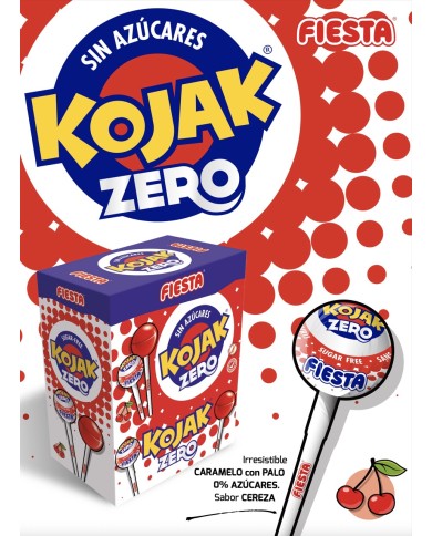 Chupis Kojak ZERO estuche 70 unidades