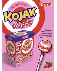 Chupis Kojak Lolipop estuche 100 unidades