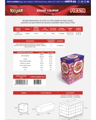 Chupis Kojak Lolipop estuche 100 unidades