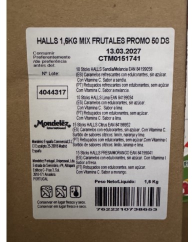 Caramelo Halls Lote verano oferta 2x1.70