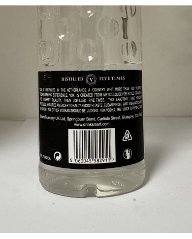 Vodka Vox Premium 700 ml.