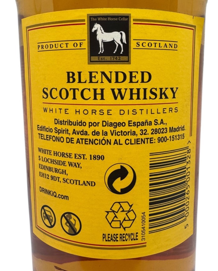 Whisky White Horse botella de 700 ml.