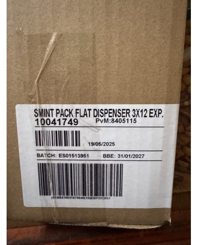 Expositor promoción Smint Flat dispenser 32+4 gratis