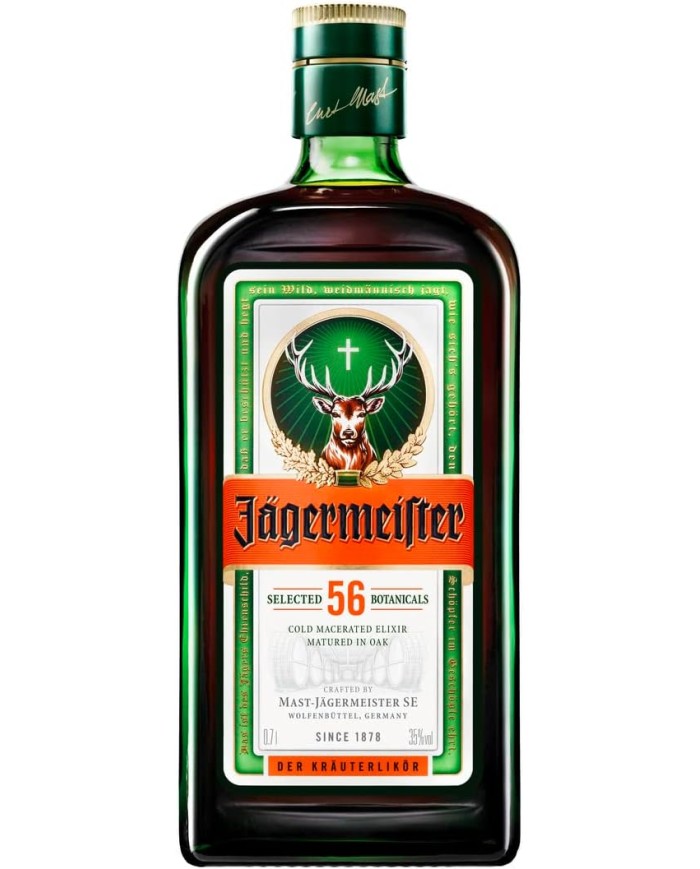 Comprar Licor de hierbas Jägermeister 700 ml. al mejor precio