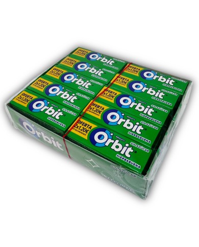Chicles Orbit hierbabuena grageas oferta 2x1.20€