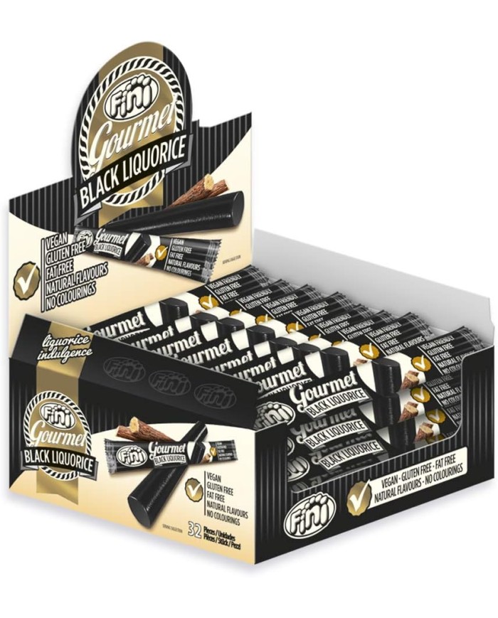Fini Regaliz Gourmet 32 gramos estuche de 32 unidades