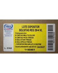 Expositor promocional regalices Vidal 90 grs.