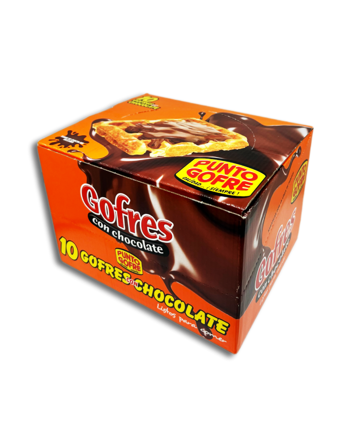 Punto gofre con chocolate 110g.  E/10